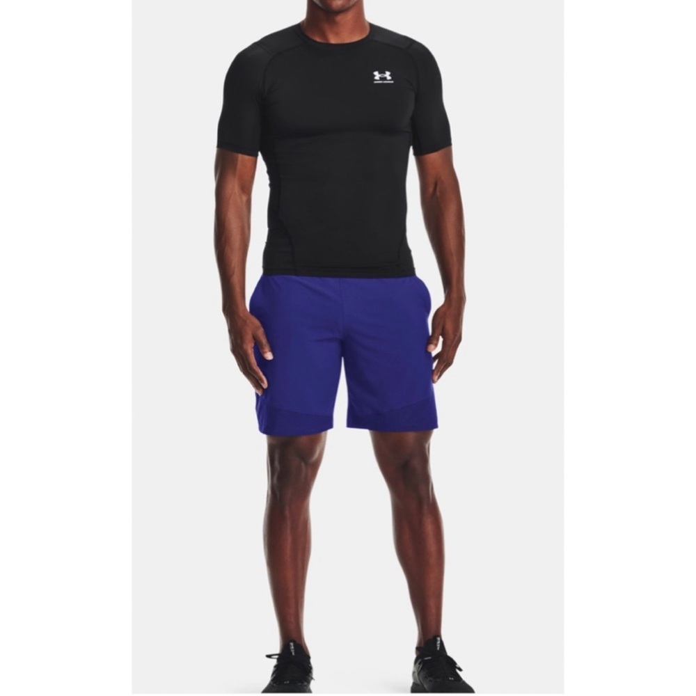 UNDER ARMOUR • Men’s HeatGear® Black Short Sleeve Compression Shirt - Picture 3 of 6